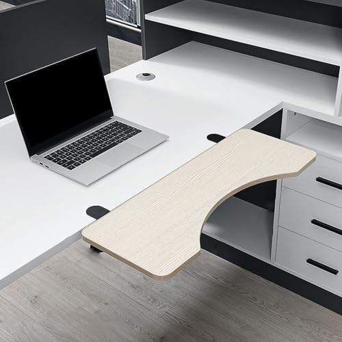 Foldable Desk Extender TraySquare Workspace Expander for Home Office Living Room & Dining TablesEasy Installation Perfect for Studying & Working SpaceSaving Solution