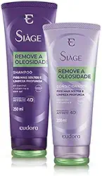 KIT EUDORA SIÀGE REMOVE A OLEOSIDADE SHAMPOO + CONDICIONADOR