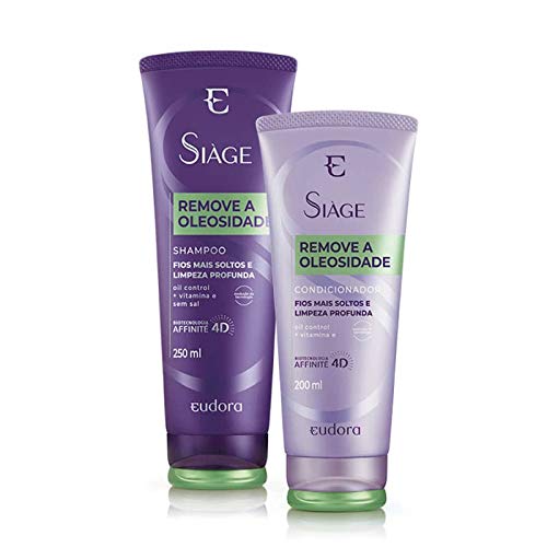 KIT EUDORA SIÀGE REMOVE A OLEOSIDADE SHAMPOO + CONDICIONADOR