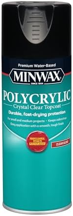 Minwax 35555000 Polycrylic Protective Finish Spray for Wood, Clea...