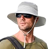 Rosoz Fischerhut, UPF 50+ Sommerhut Herren Wanderhut Damen Anglerhut Safari Hut Tropenhut Ranger Hut Herren Camping Angeln Reisen Strand
