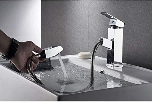 Mitigeur d'évier extensible chromé avec douchette orientable - 6