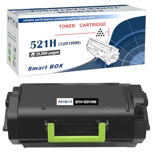 Cartouche toner 521H pour Lexmark MS810, évitez les pannes d'encre avec 25000 pages