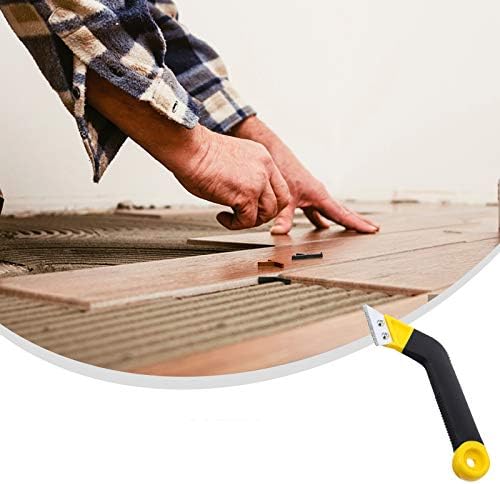 Grout Rake Remover Tool Floor Tile Grout Saw Angled Grout Scraping Rake Removing Tool for Wall Tiles Grout Cleaner Removal Tiling Tool