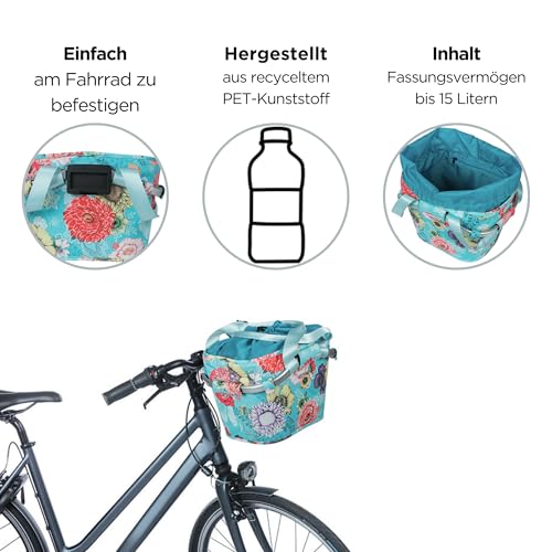 Basil Bloom Field panier guidon vélo léger avec fixations de type KF