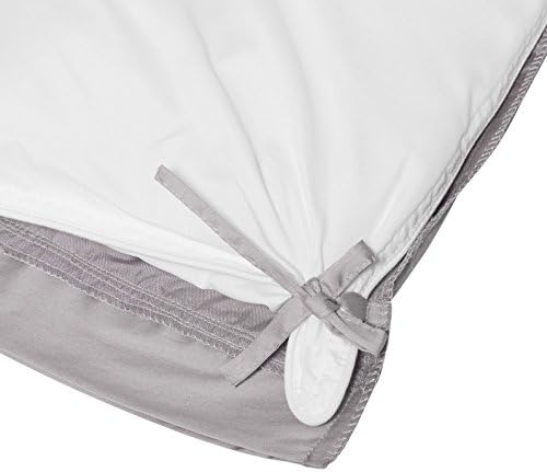 Pinzon - Pinch Pleat Duvet Cover Set - 140 x 200 cm - Dove Grey