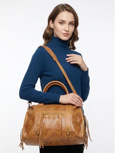 Gave Lux Women's Shoulder Bag Handmade Leather Outer Material