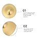 OFFSCH Brass Cymbal for Jazz Drums Durable Replacement Percussion Accessory Sound Quality for Beginners and Drummers Practical for Repairs and Storage