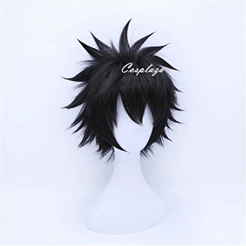 Cosplaza Cosplay Wigs Mha Dabi Short Black Male Halloween Cosplay Costume Wigs Soft Hairs #TOP2