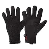 Alpine Owl Yeti Handschuhe aus Kunstfell, Schwarz, m