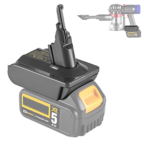 Conversor adaptador para bateria Milwaukee M18 de 18 V para bateria Dyson V7/V8, para bateria Dewalt