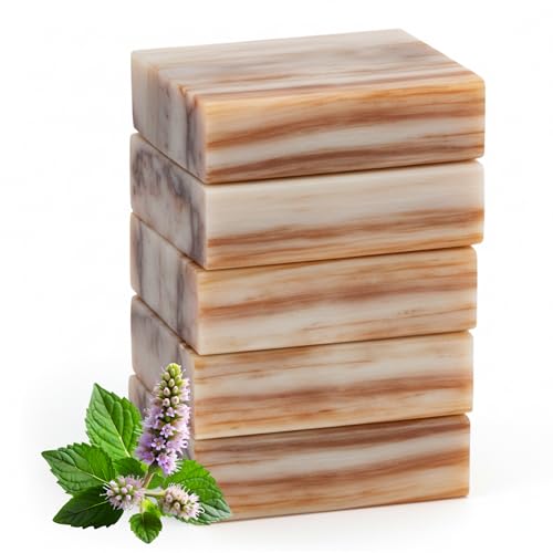 Simple Scents Australia Patchouli Scented Natural Soap Bars (5 Bars) 3.5oz Moisturizing French Triple Milled Soap Bars Enriched with Shea Butter - Pure Plant Oil Bath & Body