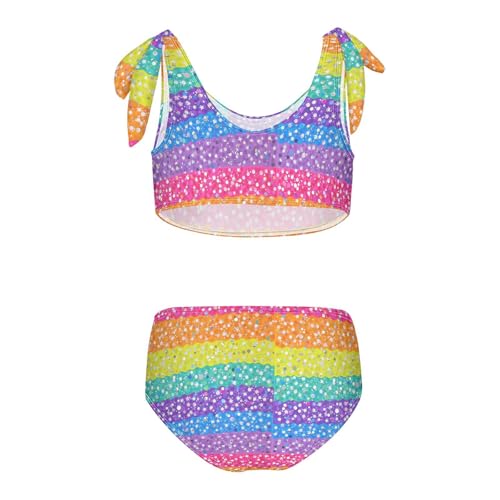 Image of Boccsty Cute Crab Red Blue Girls Swimsuits Kids Bikini Sets 2 Pcs Bathing Suit for 3T
