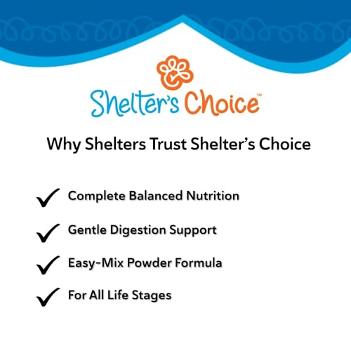 Revival Animal Health Shelter’s Choice Kitten Milk Replacer Powder, Complete and Balanced Milk Formula for Kittens and Adult Cats, Supports Healthy Growth and Digestion, 3.5 lb