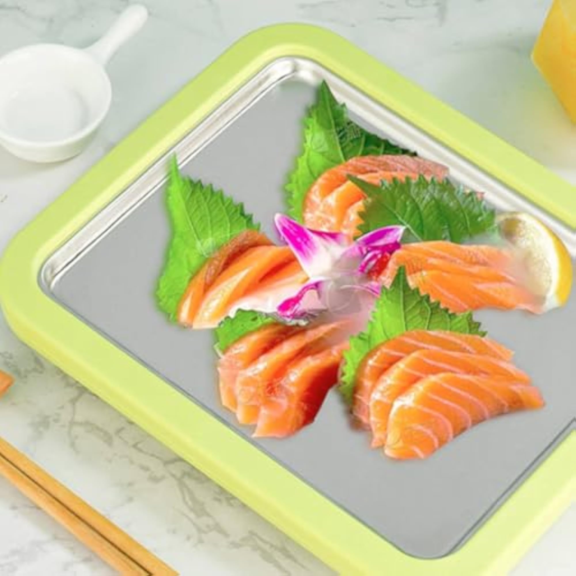 Mini Size Rolled Ice Cream Pan, Easy to Use