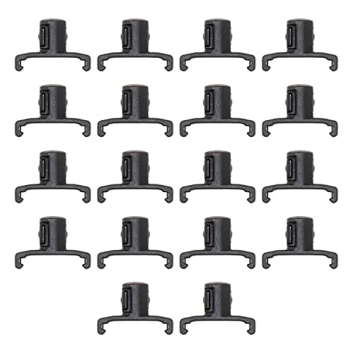 Ernst Manufacturing Dura-Pro Twist Lock klipsy nasadowe, 3/8 cala, 15 sztuk, czarne - 8441