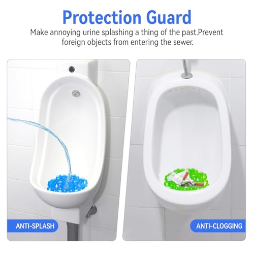 B2Jiu 12 Stück Urinalsieb Lufterfrischer, Duft hält 30 Tage, Urinal Einsatz Spritzschutz Geruchsschutz Universal Urinaleinlage für Toiletten im Badezimmern, Büros, Stadien, Schulen, Hotels