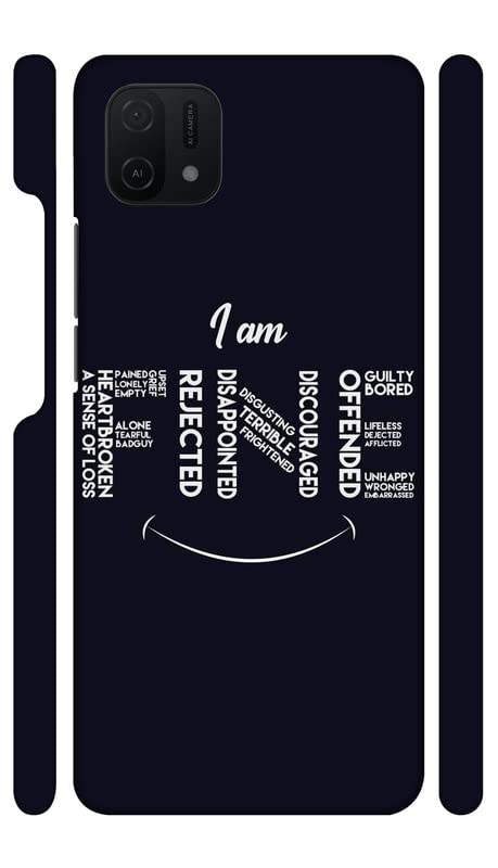 DASP I'm Fine |Designer Printed Hard Back Cover for Oppo A16K Premium & Attractive Case for Your Smartphone