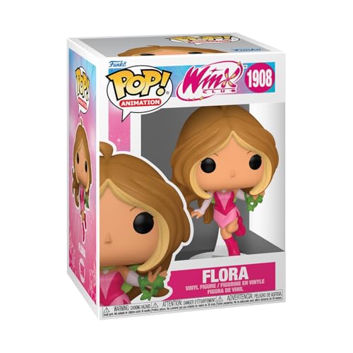 Funko Pop! Animation: Winx Club - Flora, Fairy of Nature - Flora - Figura de Vinilo Coleccionable - Idea de Regalo - Mercancia Oficial - Juguetes para Niños y Adultos - TV Fans