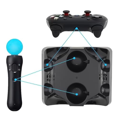 Sarini Base de Carga Multifuncional para Controladores P4 Cuatro Estaciones de Carga para Controladores P4, P4 Move y P4 VR - imagen 6