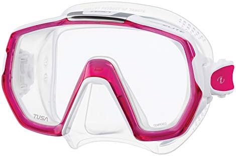 TUSA M-1003 Freedom Elite Scuba Diving Mask, Bougainvillea Pink