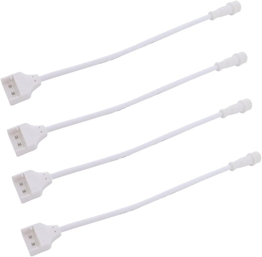 2PIN Connector Wire to IP65 Connector for 120V Dimmable LED Strip Light,