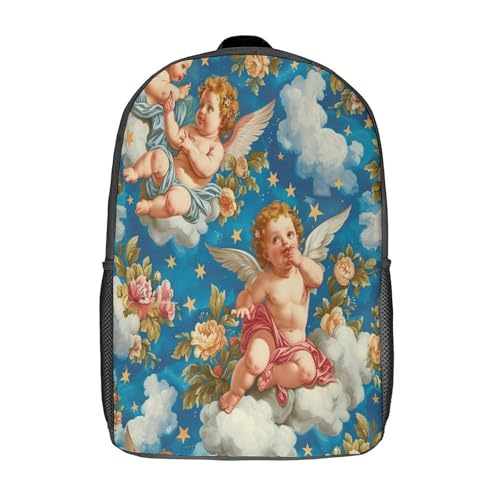 Sac à dos pour écolier primaire grand format 17 pouces avec imprimé 3D coloré