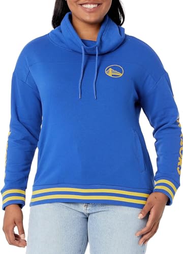 Image of Ultra Game Women's NBA Official Fleece Hoodie Pullover Sweatshirt Funnel Neck