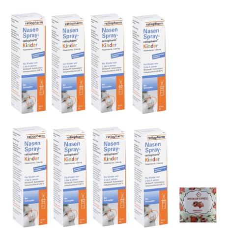 Nasenspray Ratiopharm Kinder Set mit 8 x 10 ml. Inkl. Granatapfel Handseife von Apotheken-Express