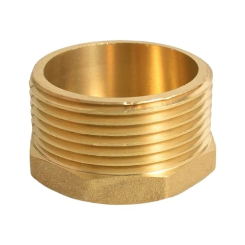 LXLXXAYLS 1/8" 1/4" 3/8" 1/2" 3/4" 1" -2" bspt Male Female Brass Hex End Cap Pipe Plumbing Fitting Water Gas Oil(2 BSPF Hex)
