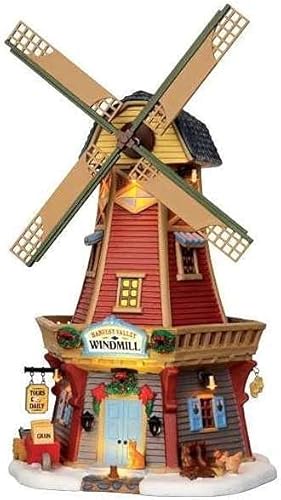 Lemax Molino de viento Harvest Valley, con adaptador de 4.5V #45678