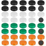 El paquete incluye: recibirá un total de 40 piezas de imanes de franconia para tableros magnéticos en cuatro colores: naranja, verde, negro, blanco, 10 piezas para cada color, que pueden satisfacer sus diferentes necesidades en diferentes ocasiones.