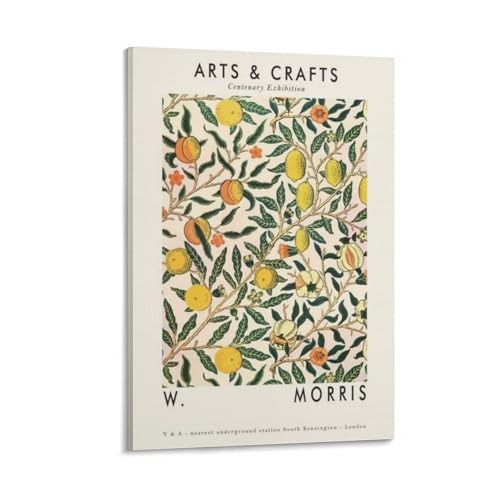 ���William Morris �E�B���A���E�����X�ɂ��A���E�Ԓ��̃|�X�^�[ (24) �z�[������ �p�l�� �ǃA�[�g ����Ǌ|�� �G�� �ŉ� �|�p��i �C���e���A12x18inch(30x45cm)