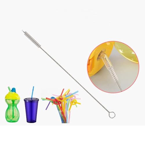 Pipe Cleaners Tool Set 100 Pcs Pipe Cleaners Crafts 1Pc Pipe Tamper Reamer 1Pc Mini Nylon Brush Set And 2Pcs Drinking Straw Cleaning Brushs #TOP5