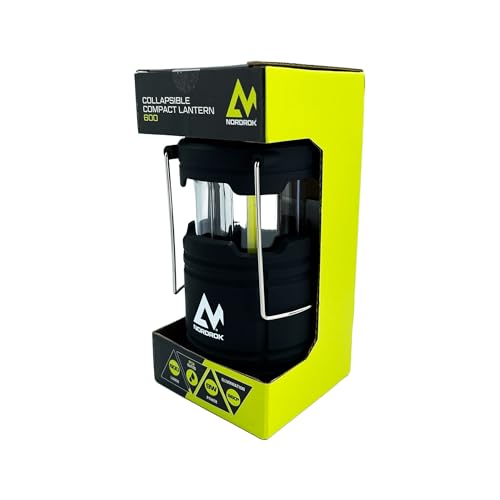 Nordrok 75022 Collapsible Compact Lantern 600, Black - Image 3
