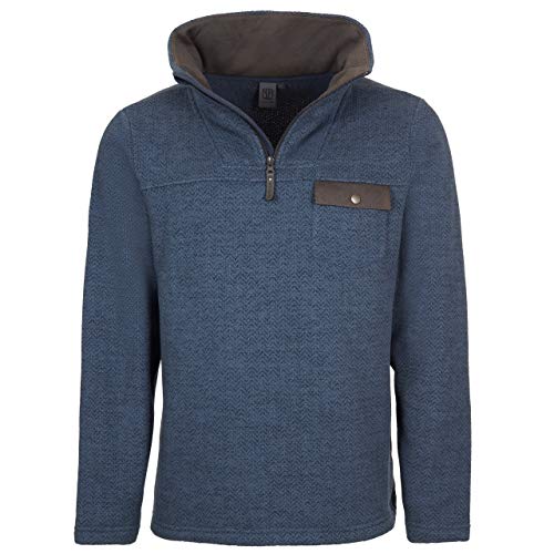 Preisvergleich Produktbild Elkline Herren Strickfleecepullover Power Off ashblue blau - M