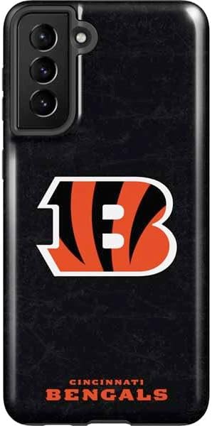 Skinit Pro Phone Case Compatible with Galaxy S21 Plus 5G - Officially Licensed NFL Cincinnati Bengals Orange Performance Series Design