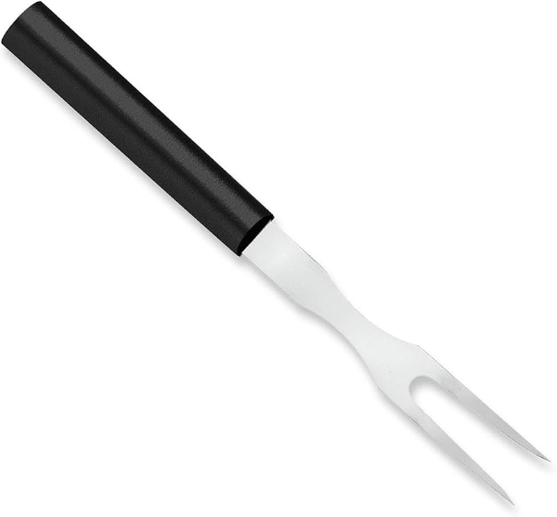 Rada Cutlery Carving Fork (W210), Black | 5.13" Stainless Steel Tines, Resin Handle