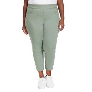Gloria Vanderbilt Womens Pull On Crop Length Mid Rise Pants