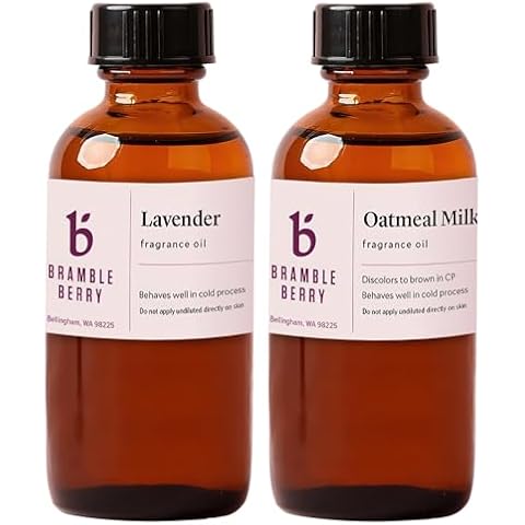 Bramble Berry Lavender & Oatmeal Milk Honey Fragrance Oil Set Cover
