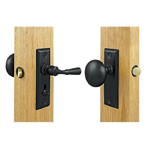 Deltana SDLS480U19 Solid Brass Storm Door Latch with Rectangular Rose - Thumbnail 2