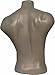 Male Torso Dress Form Mannequin Display Bust Grey (#5027)
