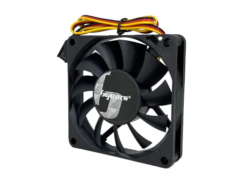 Bgears b-Blaster 70 2 ball bearing 4500 RPM DC Fan with Excellent Airflow of up to 48 CFM Black