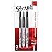 Sharpie Retractable Permanent Markers, Ultra Fine Point, Black, 3 Count, 3-Count, Standard Packaging
