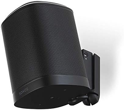 Flexson Wall Mount for Sonos One, One SL and Play:1 - Black (Single)