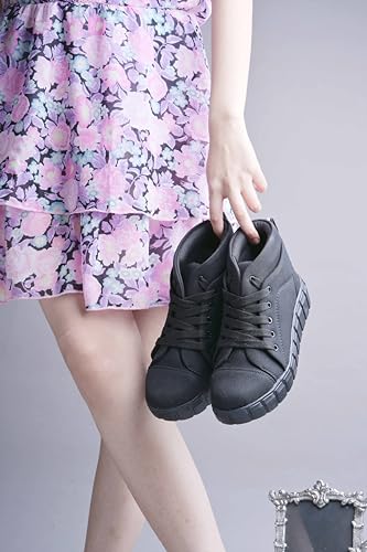 Image of Creattoes Premium Lace-Up Boots for Women & Girls - Fashionable, All-Day Comfort, Perfect for Casual & Outdoor Wear | CR08