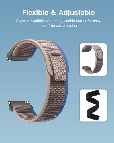 Correa Nylon Deportiva para Qecnato S68 Smartwatch miniatura 4