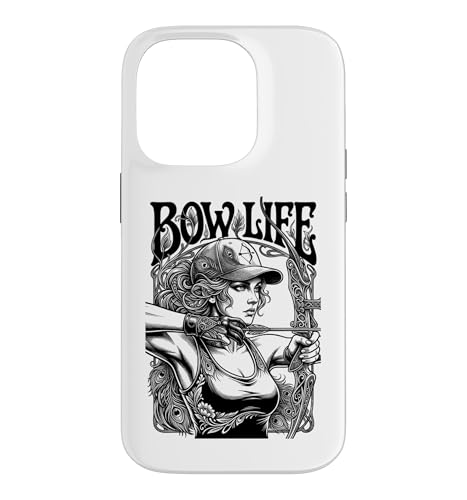 Bow Life �A�[�`���[ �K�[�� ���B���e�[�W �A�[�`�F���[ �E�[�}�� �A�[���k�[�{�[ �X�}�z�P�[�X iPhone 14 Pro �p