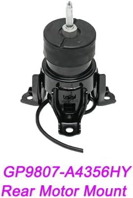 Motor,Torque Strut&Transmission Mount Set For 2013-2015 Nissan Altima 3.5L Automatic Sedan