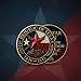 Republic of Texas Legacy Coin, Lone Star Texas Commemorative Challenge Coin, 1836 Republic of Texas Historical Collectible Coin, Gift for Collectors, Veterans, and TX History Lovers (1PC)